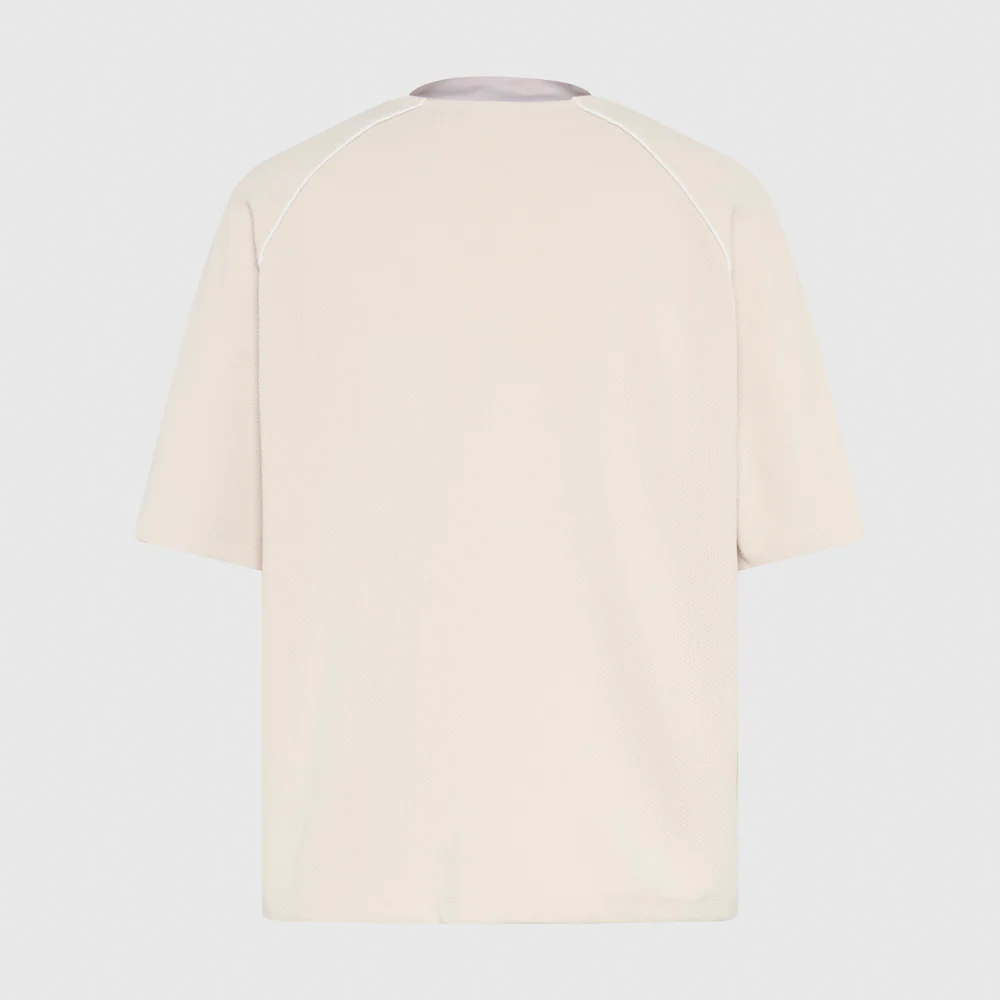 Panelled Mesh Tee - Image 2