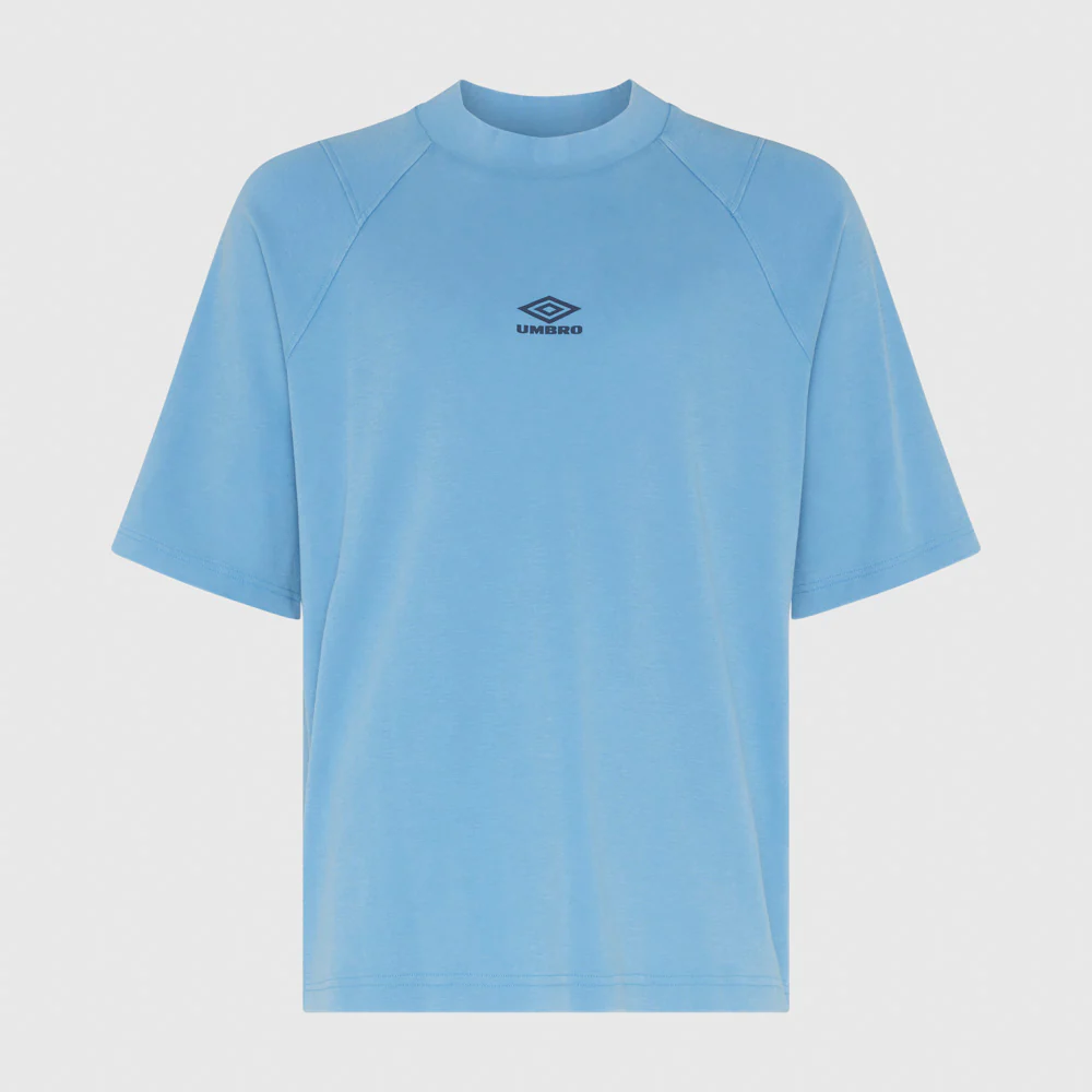 Washed High Neck Boxy Tee