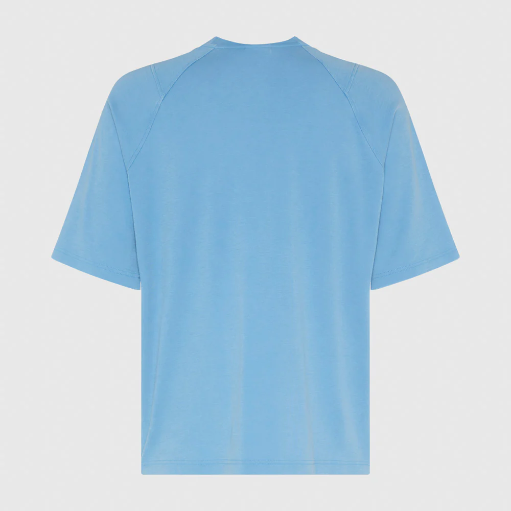 Washed High Neck Boxy Tee - Image 2