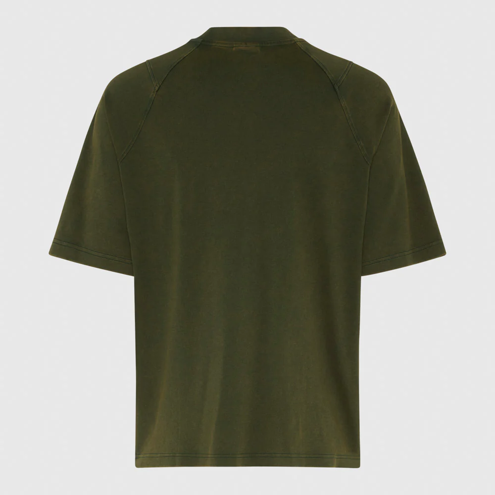 Washed High Neck Boxy Tee - Image 2