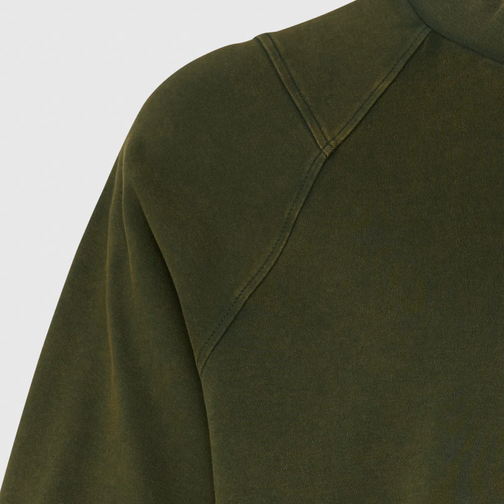 Washed High Neck Boxy Tee - Image 3